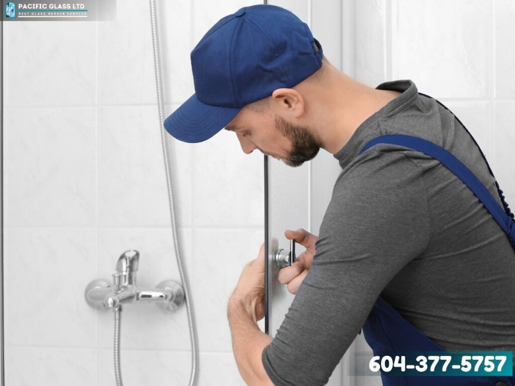 Custom shower glass Burnaby BC