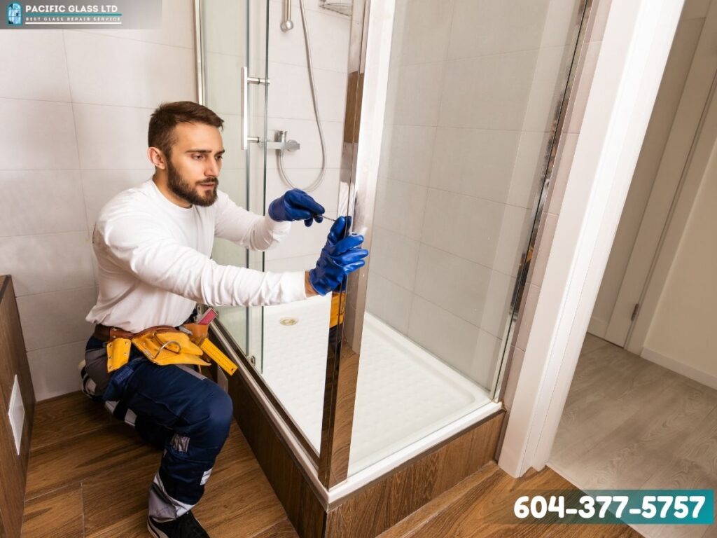 Custom shower glass for small bathrooms Burnaby