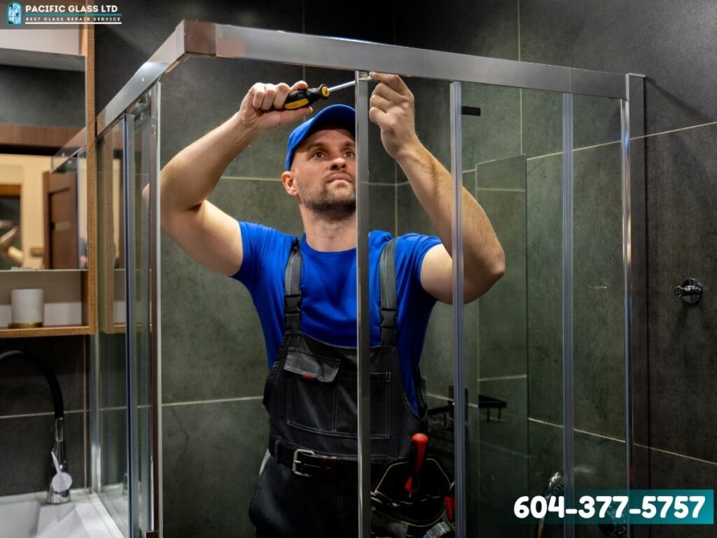 Shower glass with easy maintenance Burnaby