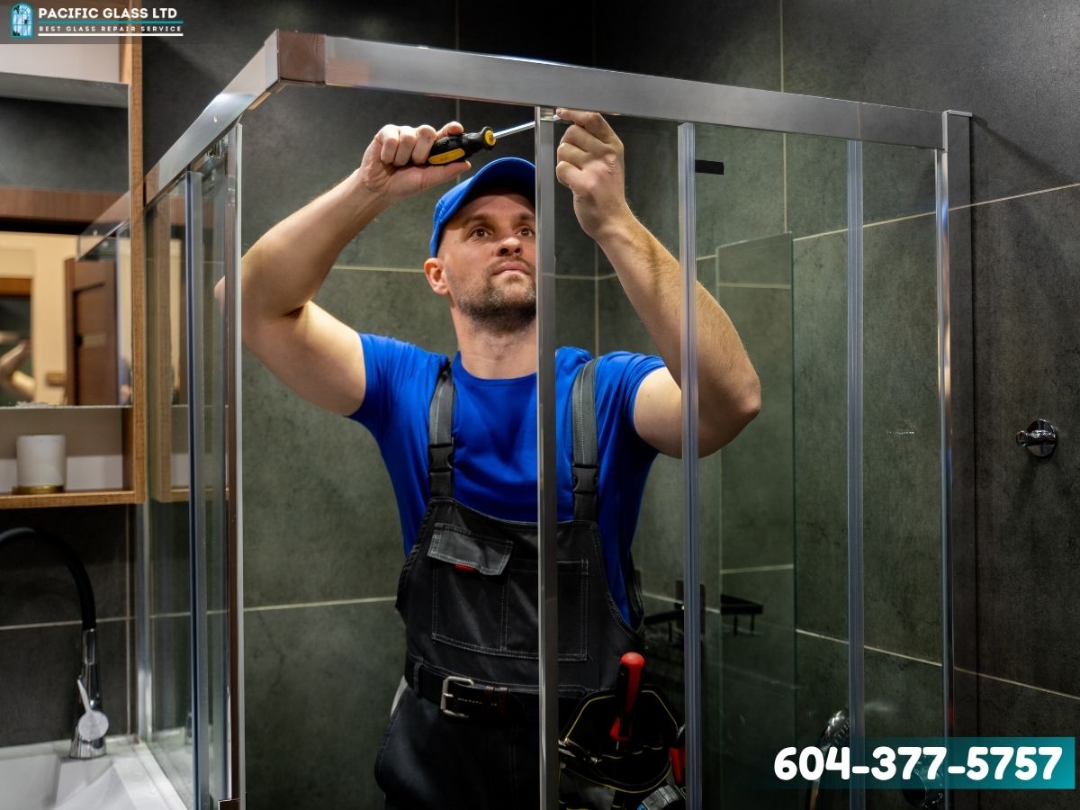 Shower glass with easy maintenance Burnaby