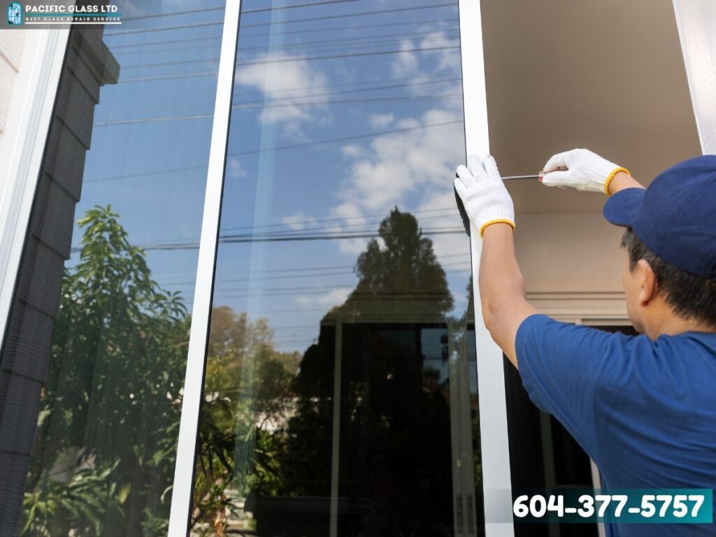 sliding door glass repair near me