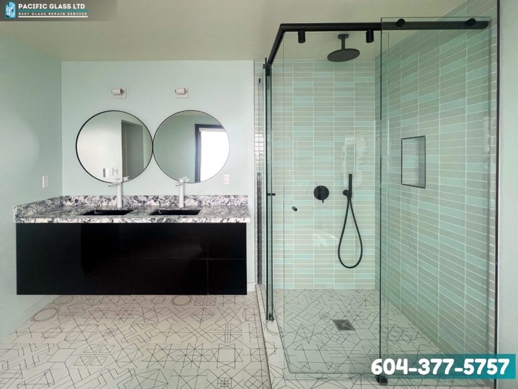 clear glass panels for showers