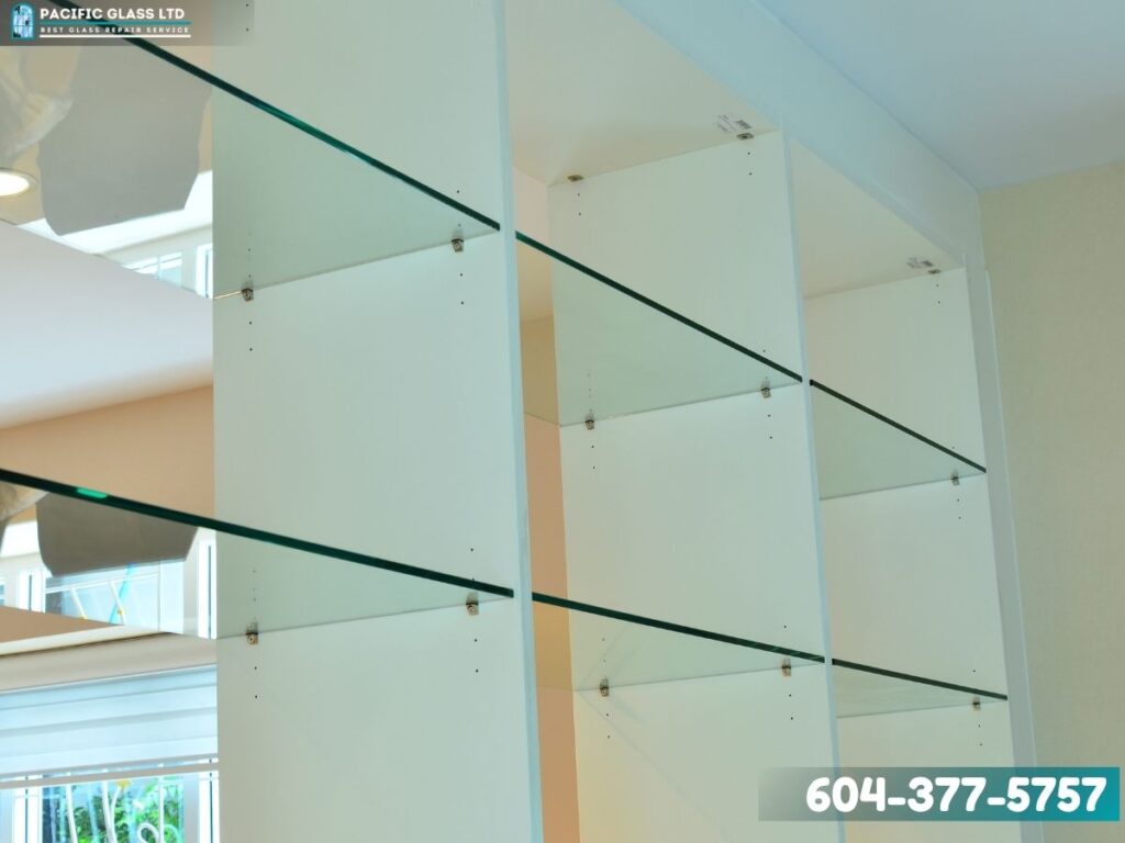 custom glass shelves