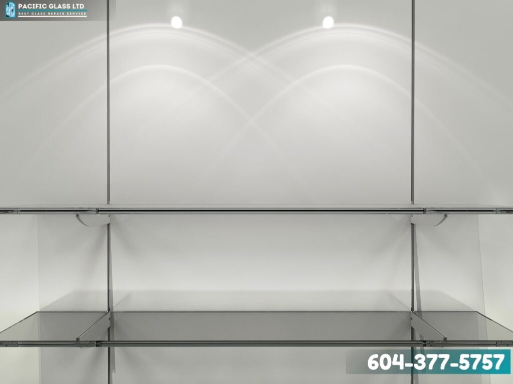 custom glass shelves in Burnaby