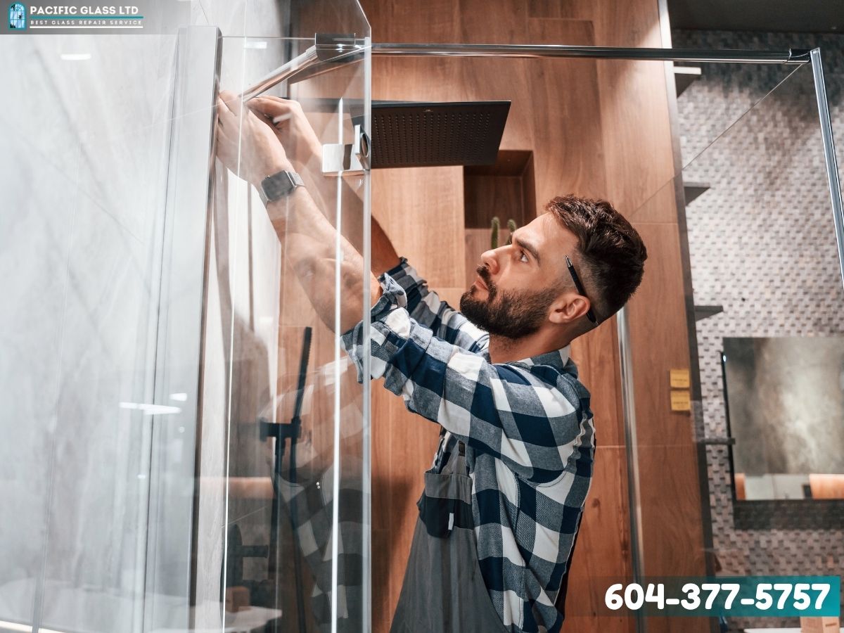 frameless shower door installation