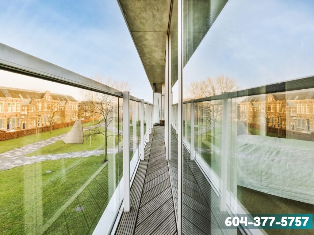 Custom Glass Balconies in Burnaby