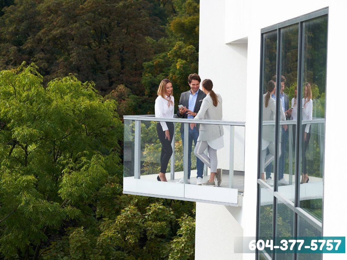 Custom Glass Balconies in Burnaby BC