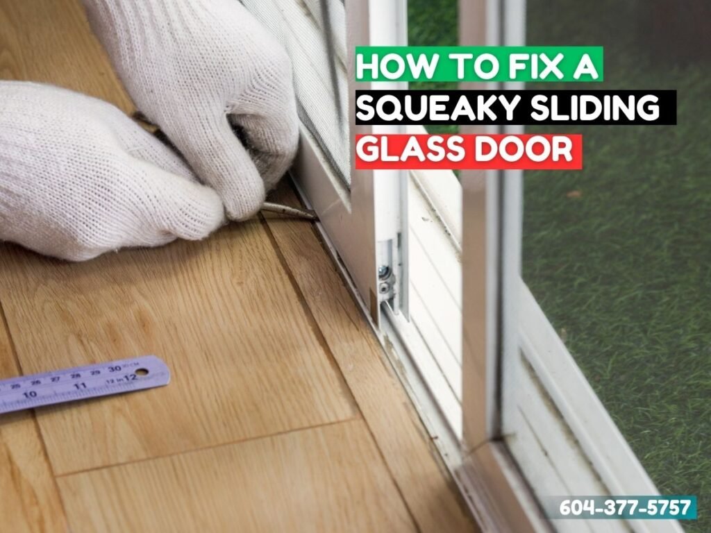 fix squeaky sliding door