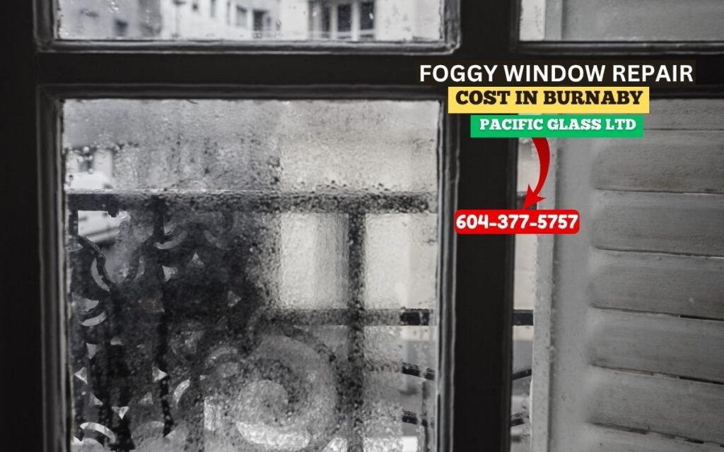 Foggy Window Repair Cost in Burnaby Pacific Glass