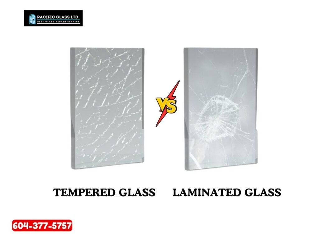 Laminated vs tempered comparison BC