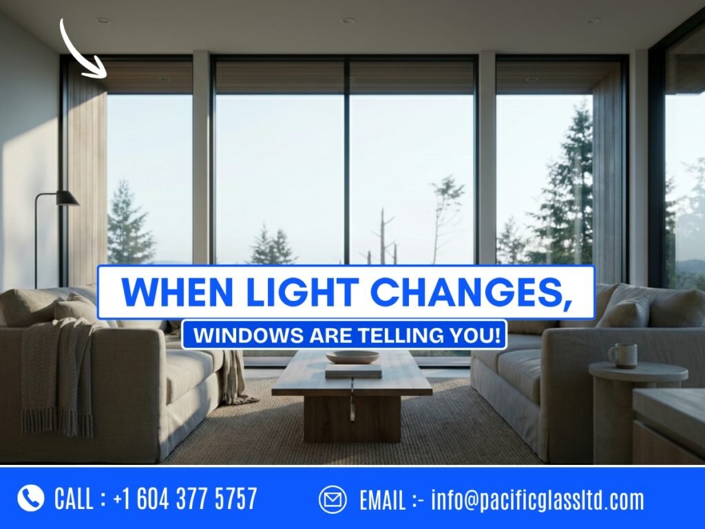 Daylight drift caused by aging window performance
