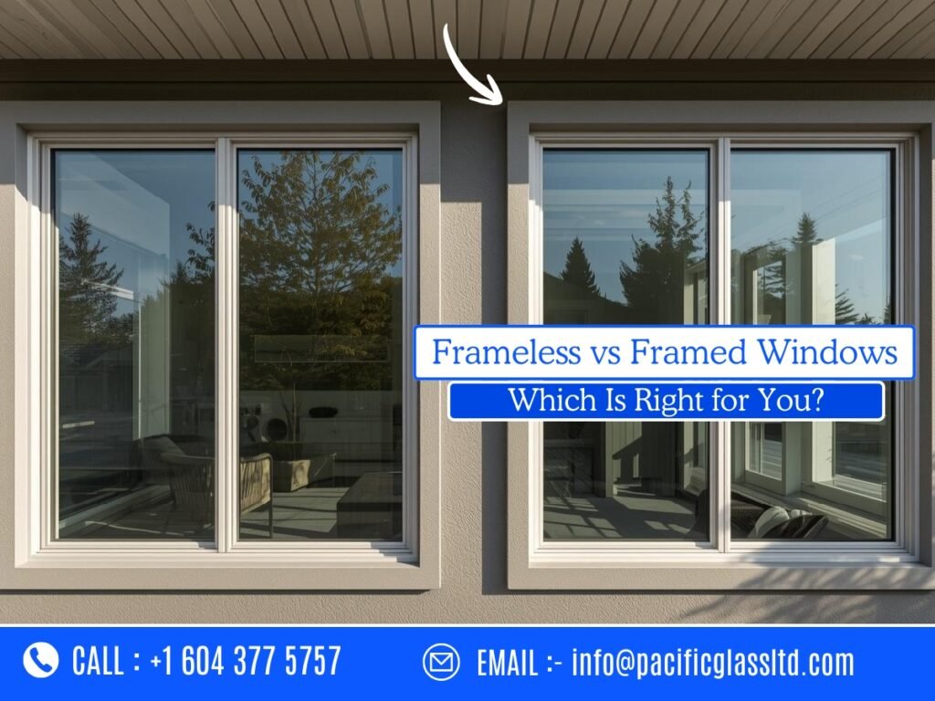 Frameless vs Framed Windows Which Is Right for Your Burnaby Home