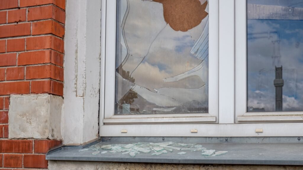 Vandalism Damaged Glass