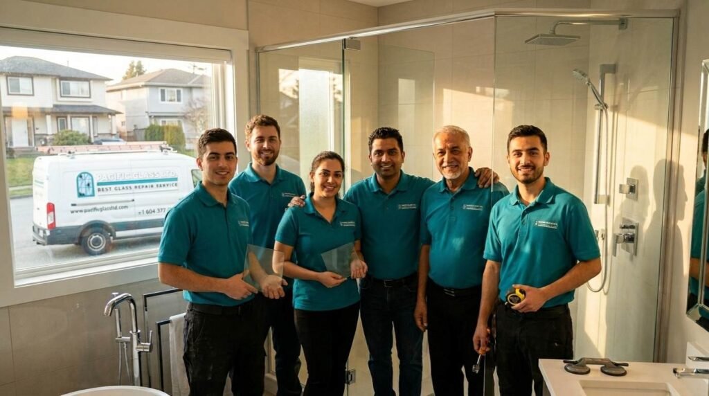 10+ years experienced shower glass experts – Pacific Glass Ltd serving New Westminster BC