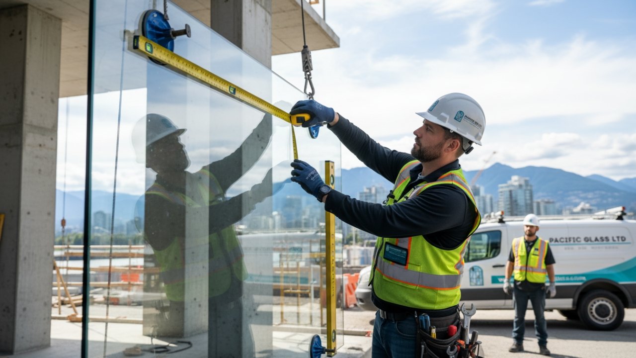 curtain wall glass measurement Vancouver