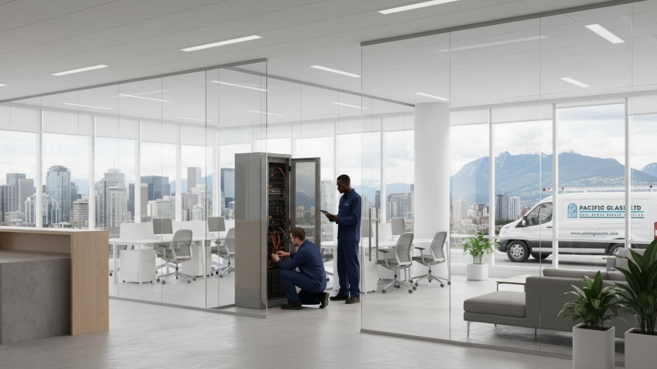 glass wall systems office Vancouver