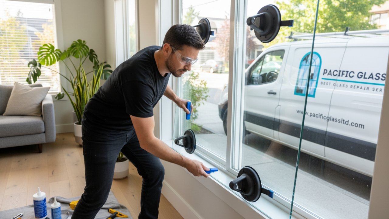 technician installing new sealed unit Vancouver