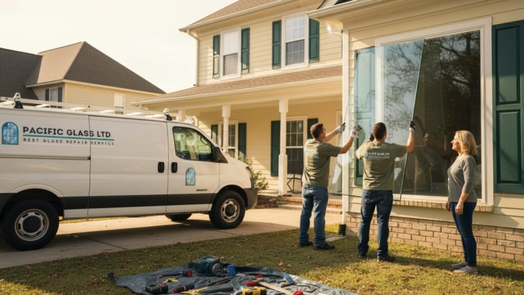 Pacific Glass Ltd professional window glass repair after storm damage in Louisiana